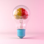 Brain inside a lightbulb