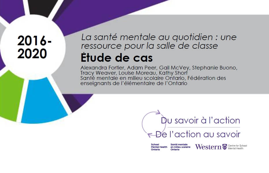 La santé mentale au quotidien : une ressource pour la salle de classe