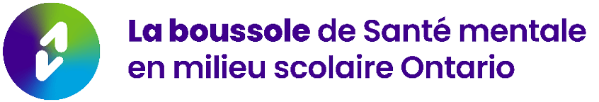 Santé mentale en milieu scolaire Ontario la Boussole logo