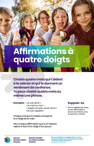 Affirmations à quatre doigts