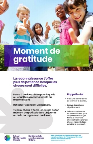Moment de gratitude