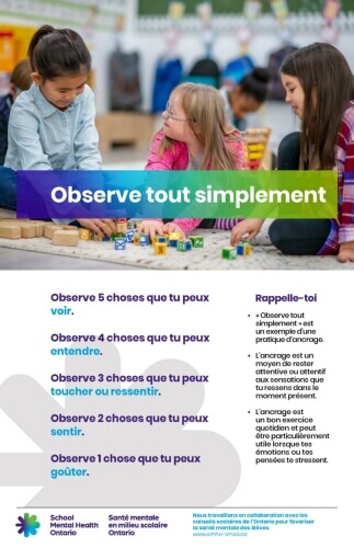 Observe tout simplement