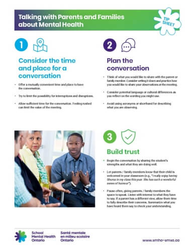Talking with Parents and Families about Mental Health