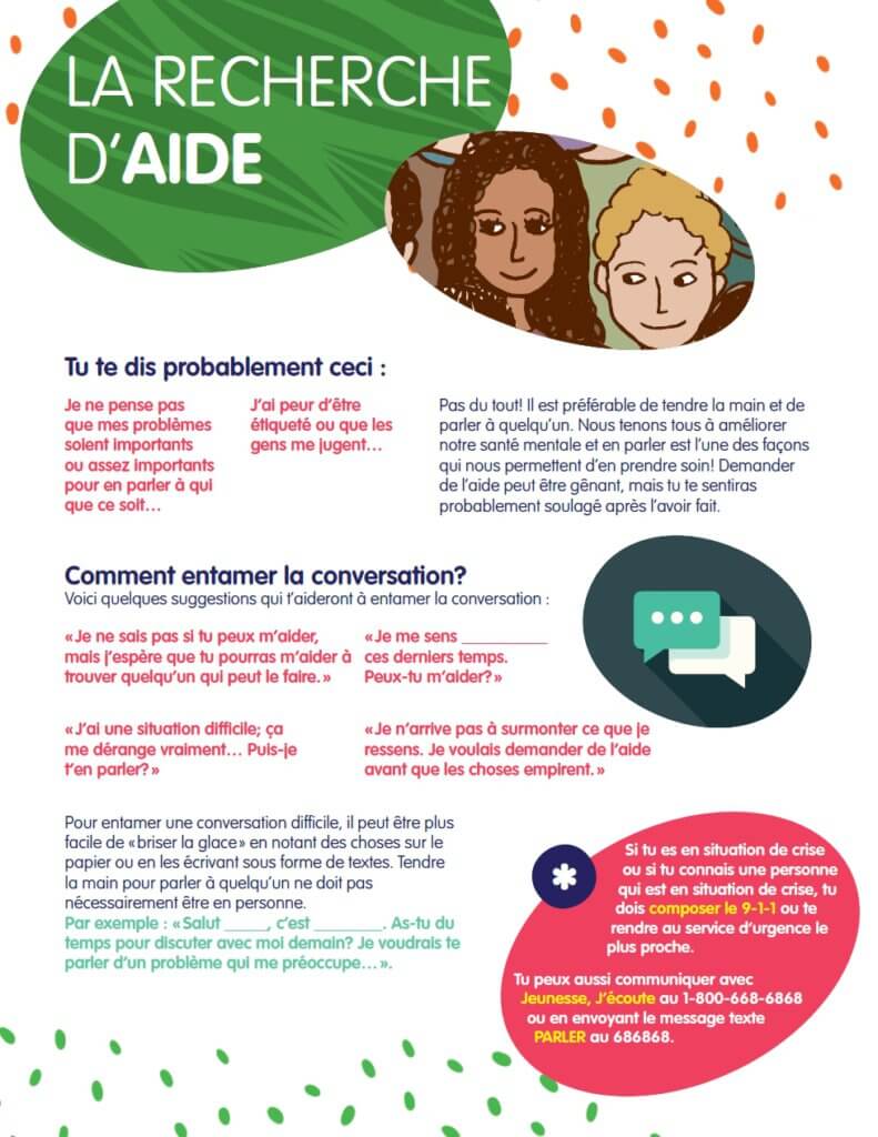 La recherche d'aide