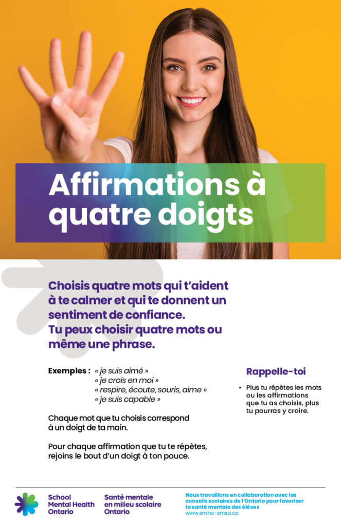 Affirmations à quatre doigts