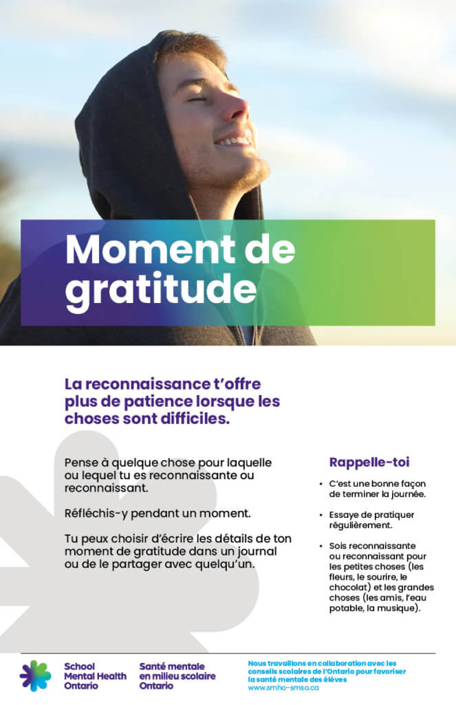 Moment de gratitude