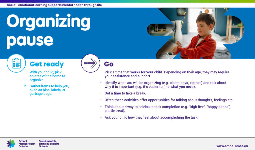 Organizing pause instructions