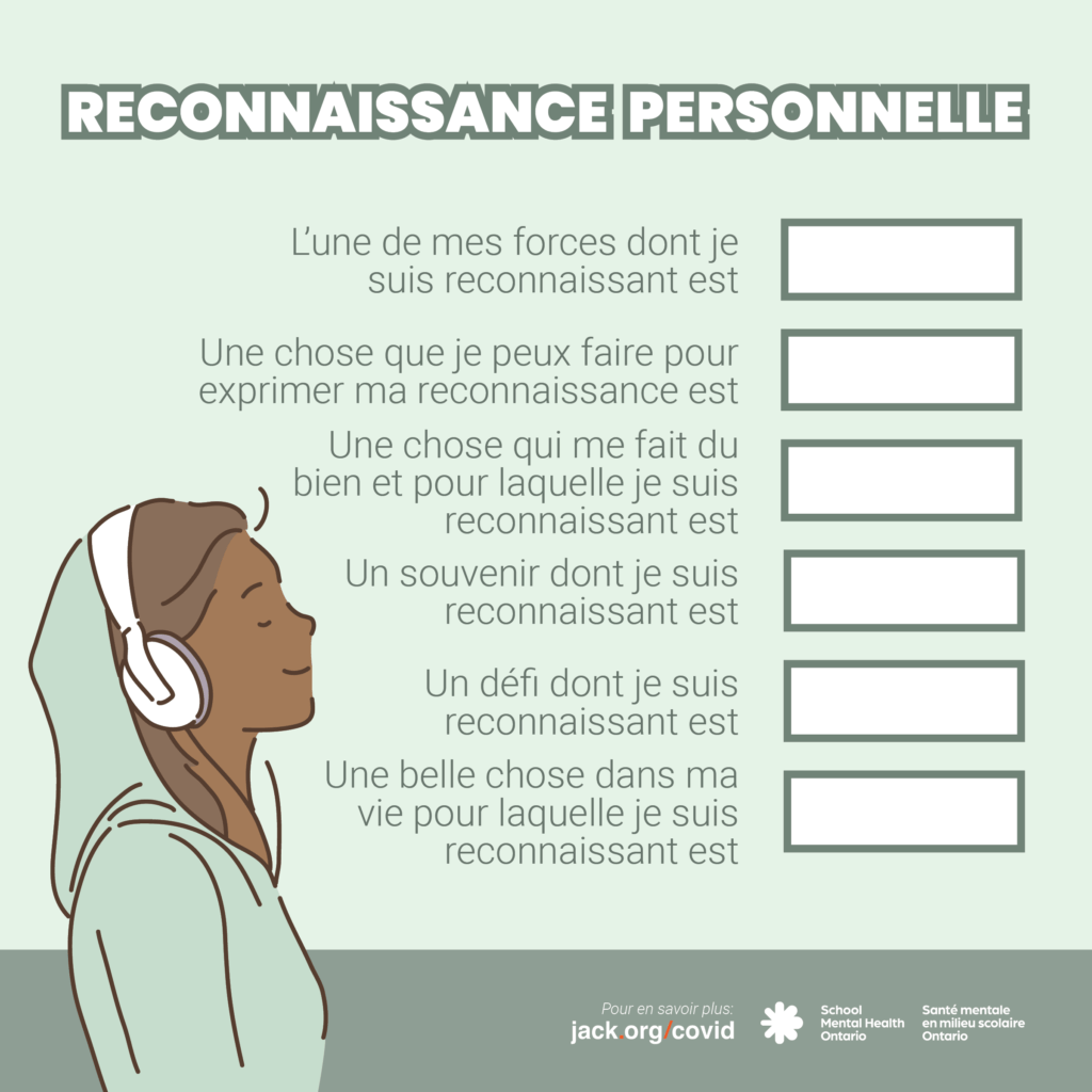 Texte accompagné de l'image d'une personne souriante, portant des écouteurs. Une description complète est fournie ci-après.
