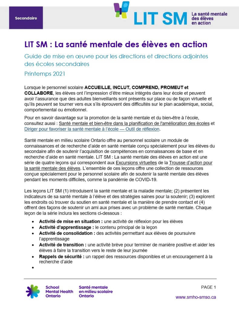 guide de mise en œuvre