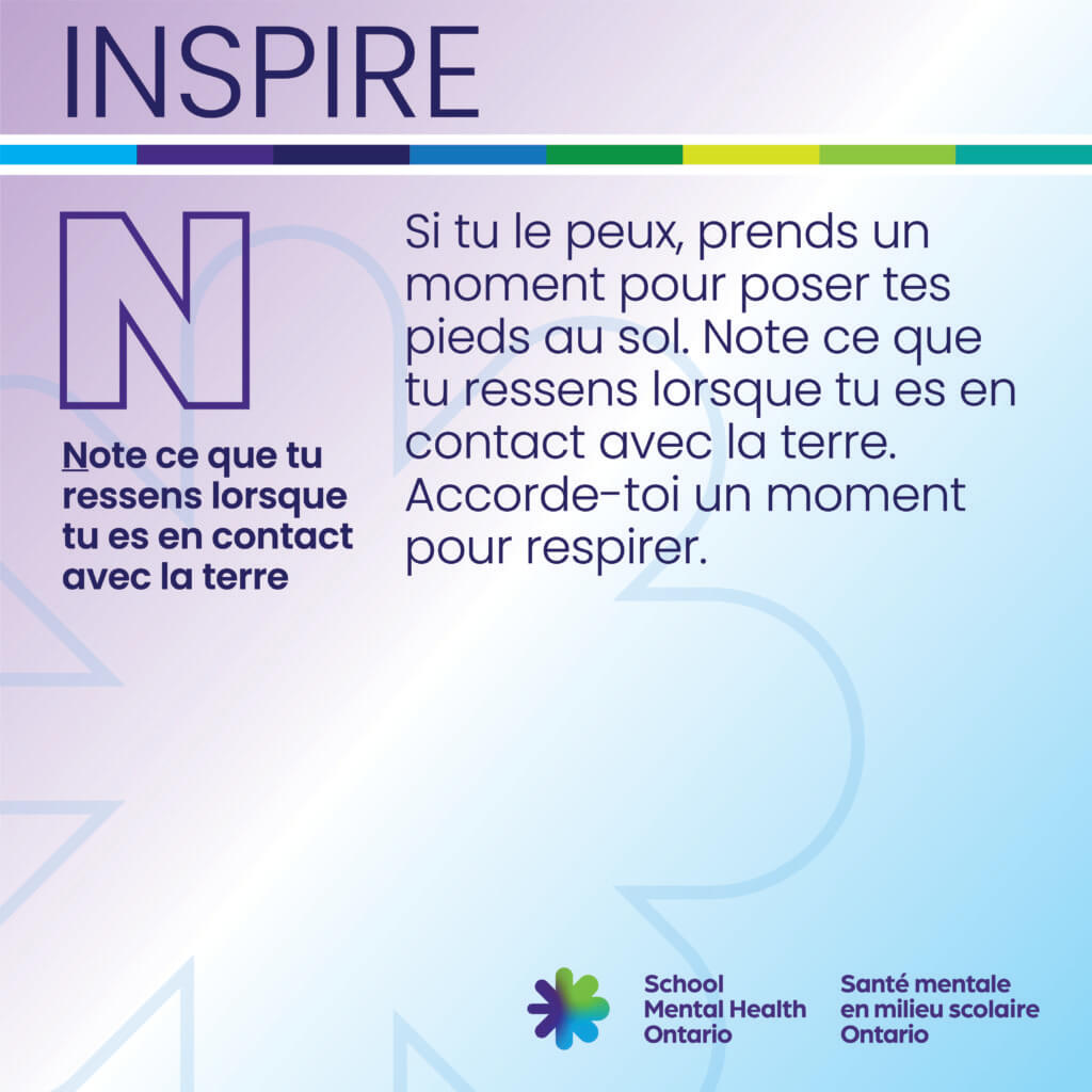 Texte N – Note ce que tu ressens lorsque tu es en contact avec la terre. Une description complète est fournie ci-après.