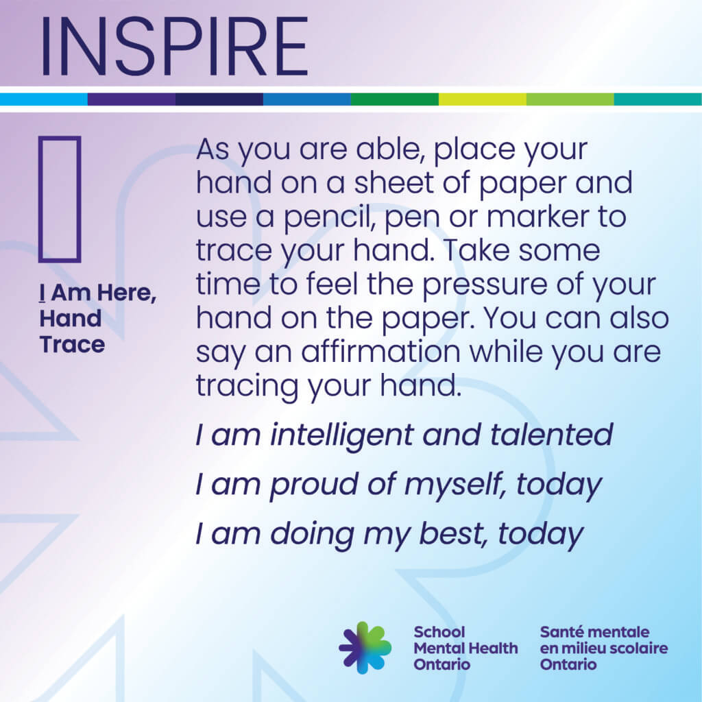 I am here, hand trace text, a full description follows.