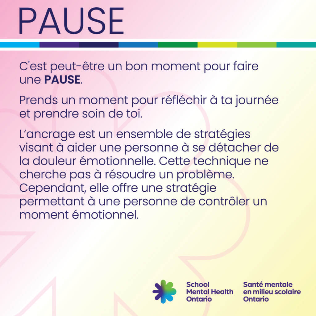 Texte Pause. Une description complète est fournie ci-après.