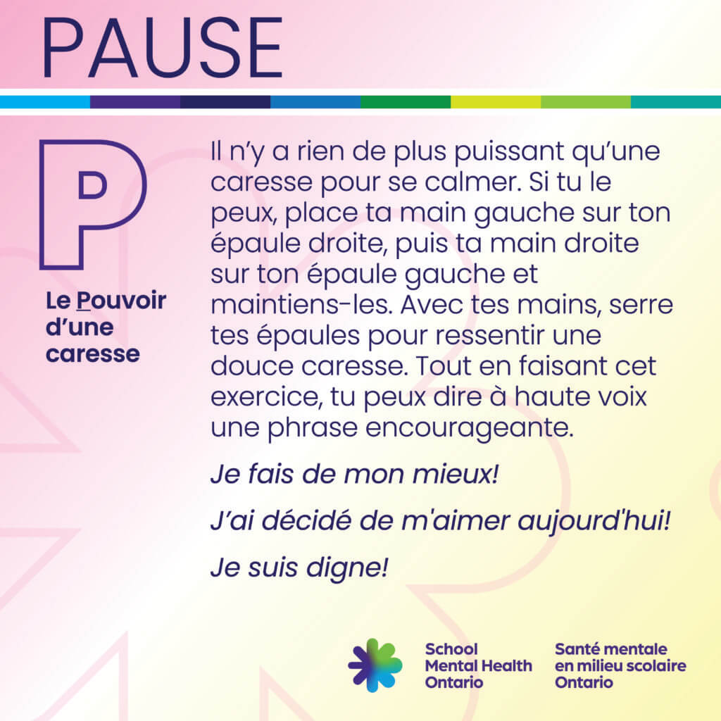 Texte P - Le Pouvoir d’une caresse. Une description complète est fournie ci-après.