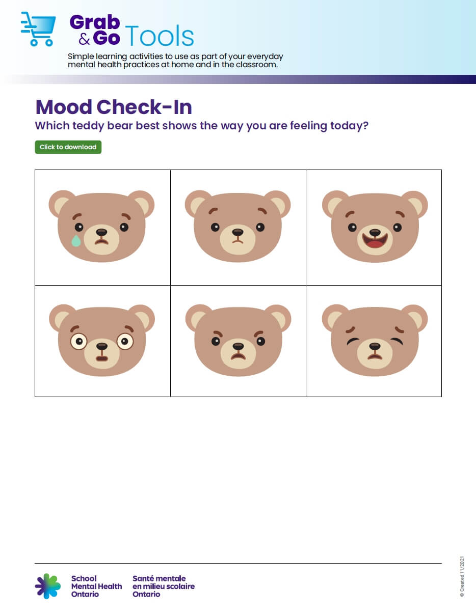 Mood check-in early years