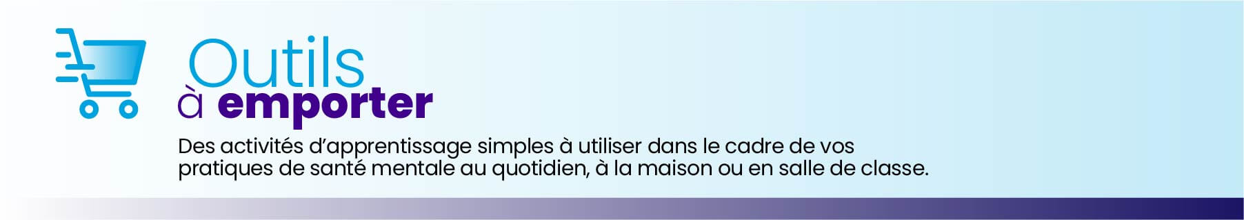 Outils Grab & Go - voir description complète sous l'image
