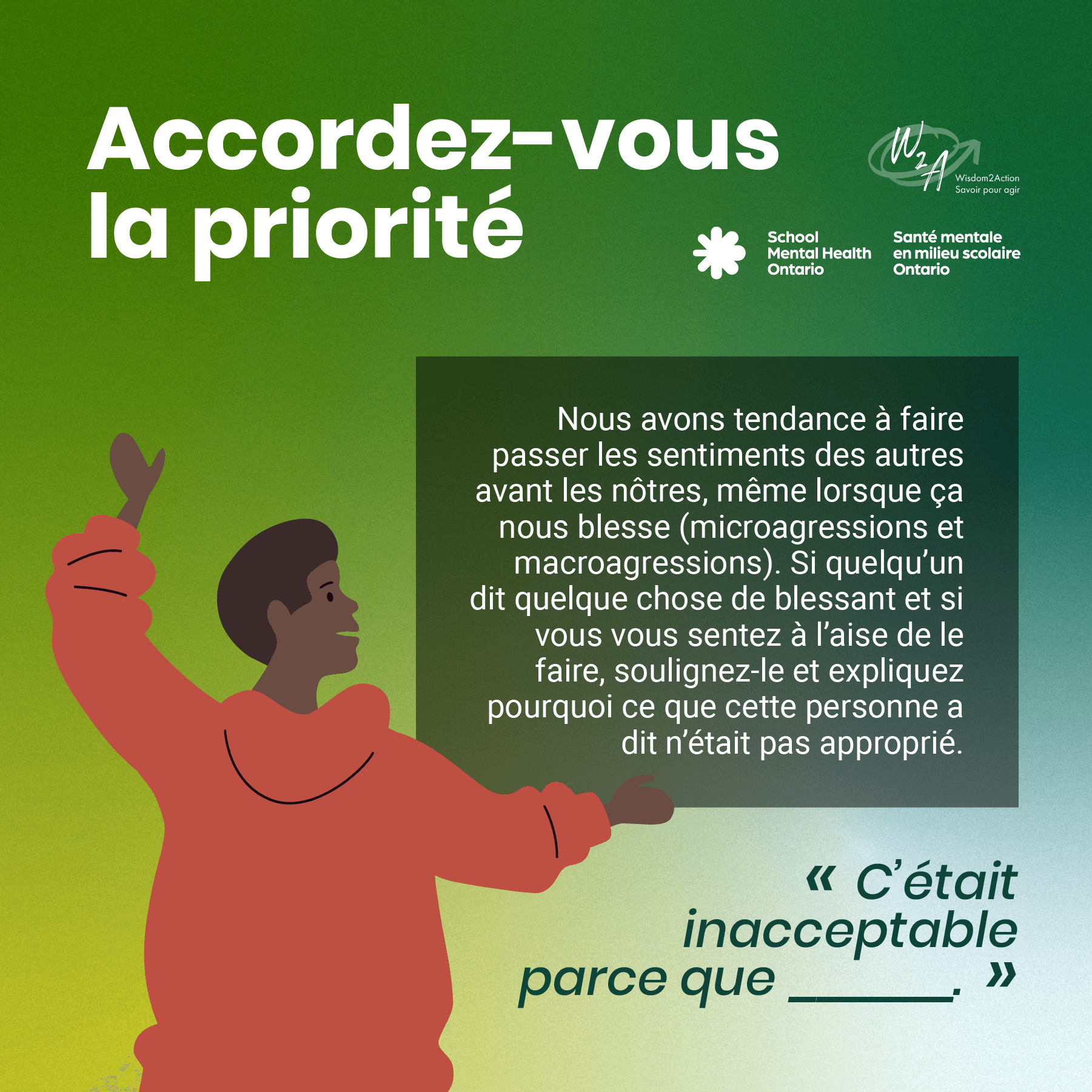 Accordez-vous la priorité - voir la description complète de l'image ci-dessous.