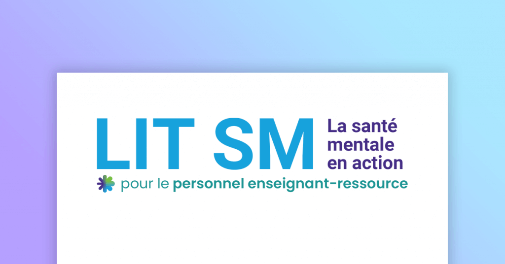 LIT SM pour le personnel enseignant-ressource