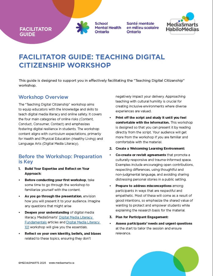 Facilitator guide