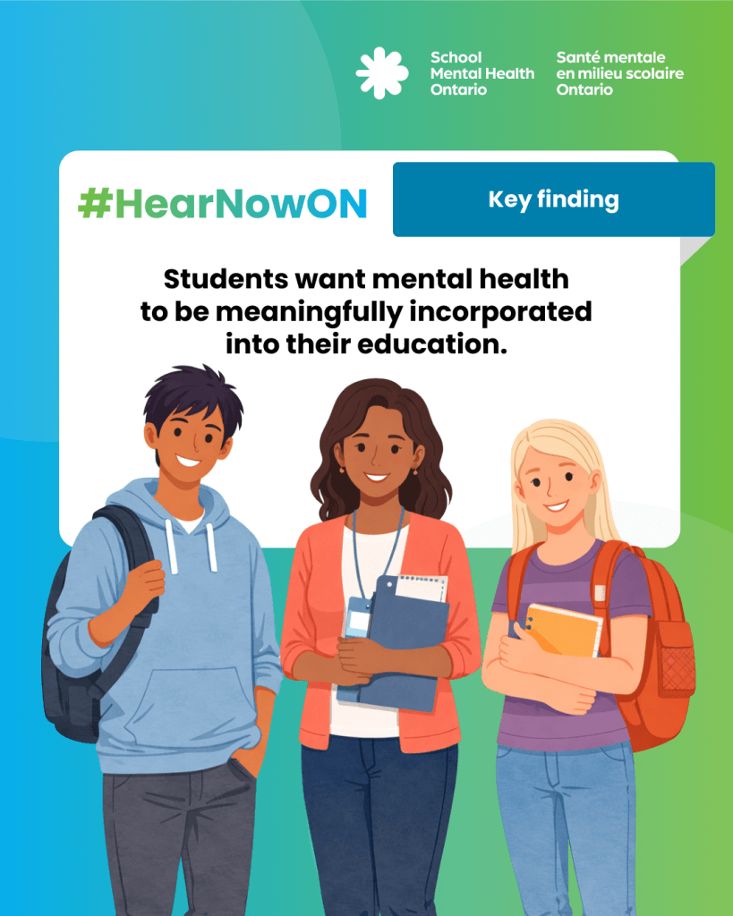 Students want meant health to be meaningfully incorporated into their educations.